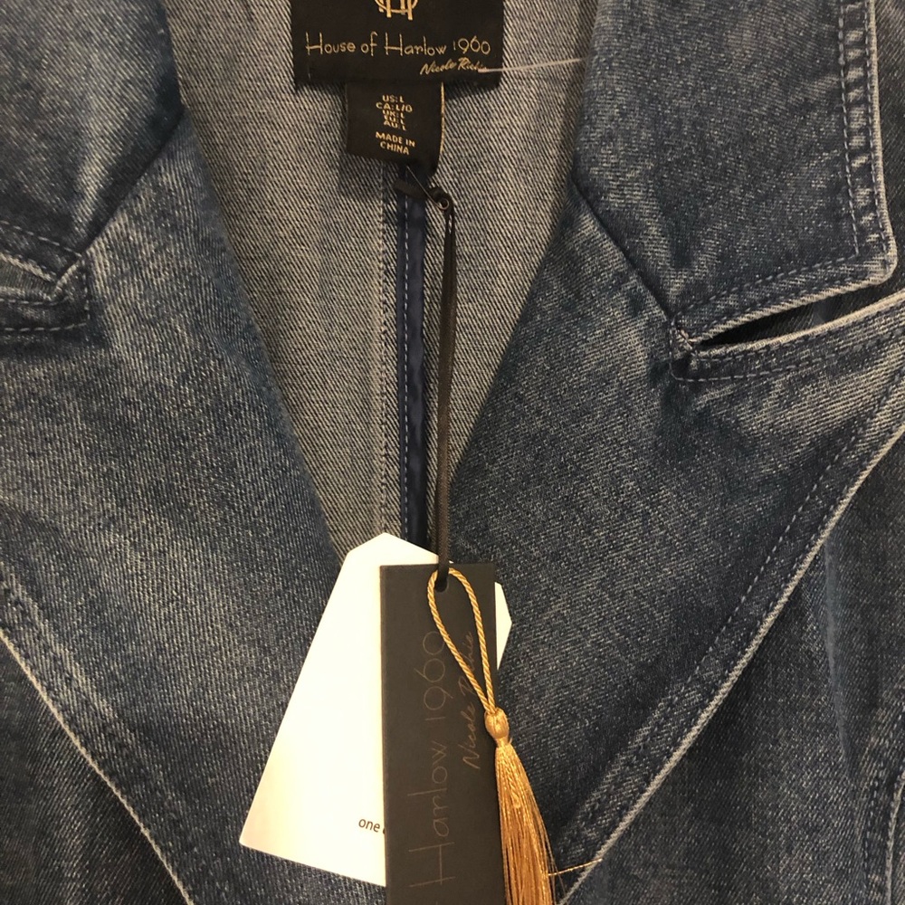House of Harlow 1960 Blue Denim Jacket - Picture 3 of 4